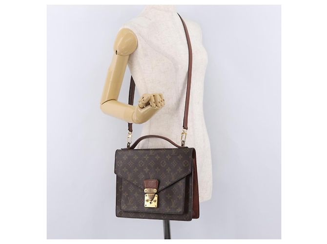 Borsa a mano LOUIS VUITTON Monogram Monceau28 M51185 LV Auth ep15982 Monogramma - vista 33