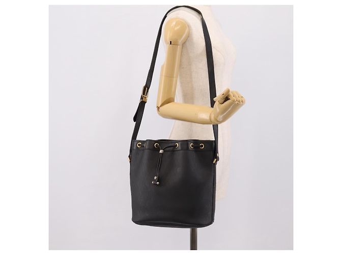 Borsa a tracolla Christian Dior Honeycomb Canvas PVC Nero Oro Auth ka6345 D'oro - vista 21