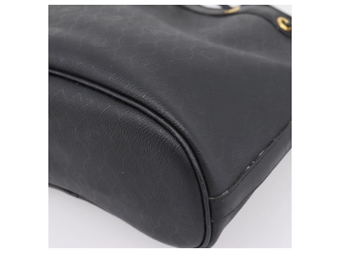 Borsa a tracolla Christian Dior Honeycomb Canvas PVC Nero Oro Auth ka6345 D'oro - vista 9