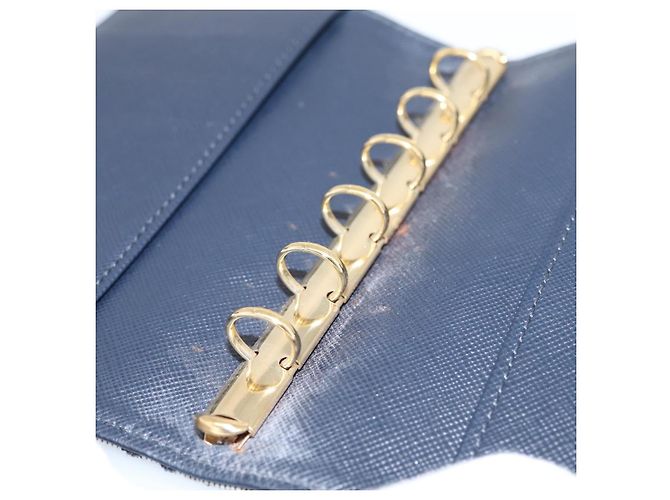 LOUIS VUITTON Monogram Mini Agenda PM Day Planner Cover Blue R20910 Auth gh2363 Azul Monograma - vista 10