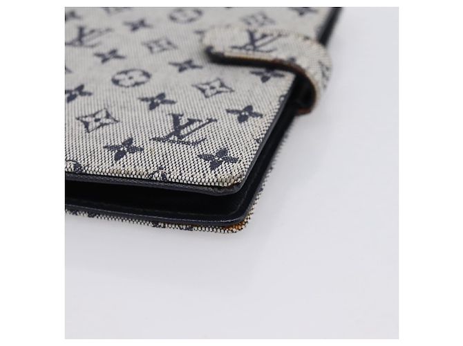 LOUIS VUITTON Monogram Mini Agenda PM Day Planner Cover Blue R20910 Auth gh2363 Azul Monograma - vista 14