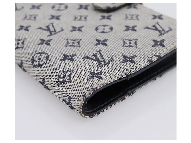 LOUIS VUITTON Monogram Mini Agenda PM Day Planner Cover Blue R20910 Auth gh2363 Azul Monograma - vista 15