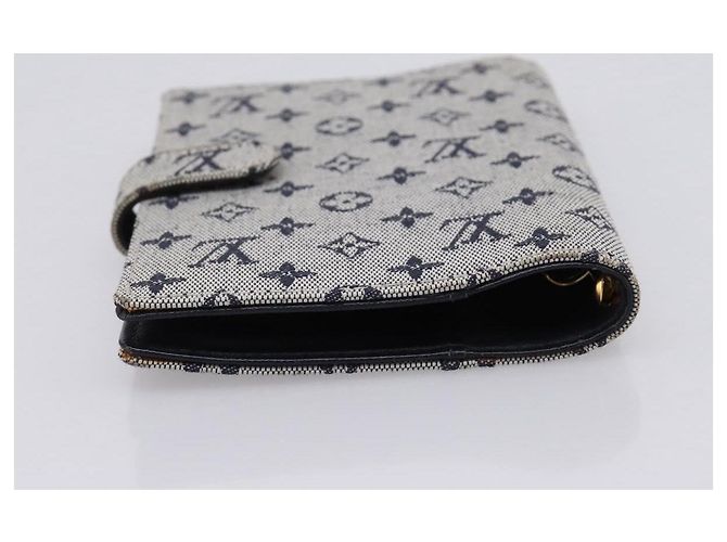 LOUIS VUITTON Monogram Mini Agenda PM Day Planner Cover Blue R20910 Auth gh2363 Azul Monograma - vista 5