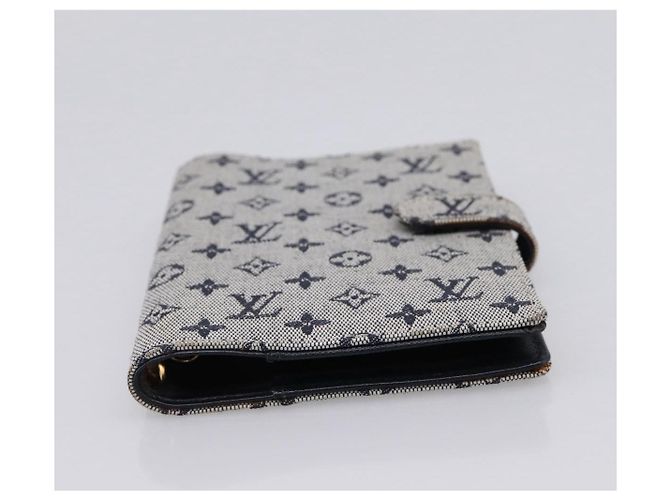 LOUIS VUITTON Monogram Mini Agenda PM Day Planner Cover Blue R20910 Auth gh2363 Azul Monograma - vista 6