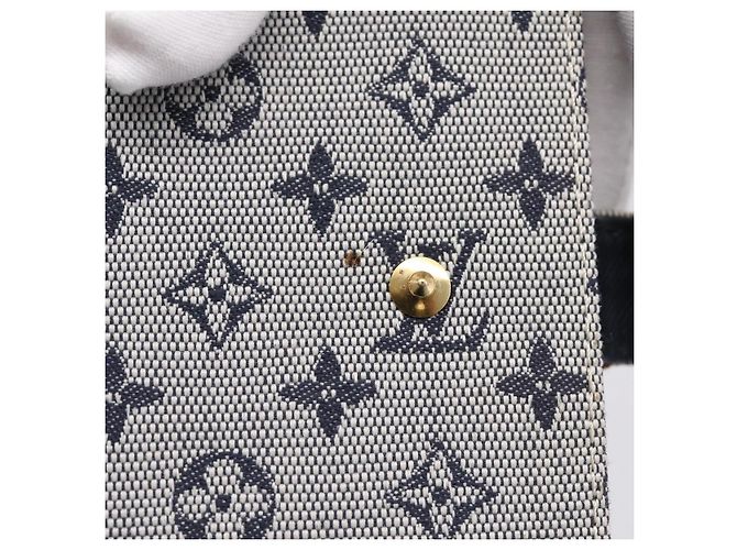 LOUIS VUITTON Monogram Mini Agenda PM Day Planner Cover Blue R20910 Auth gh2363 Azul Monograma - vista 7