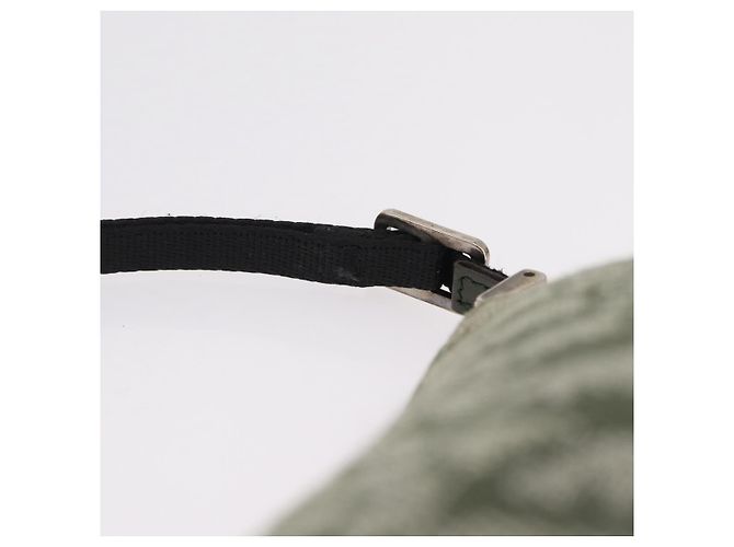 Pouch accessori Christian Dior Trotter Canvas Khaki Silver Auth mr2991V Argento Cachi - vista 9