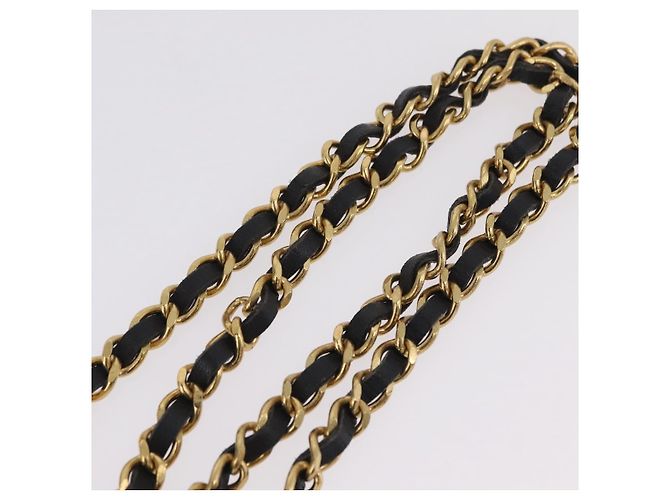 Collana CHANEL metallo Gold Tone CC Auth bs37294A - vista 10