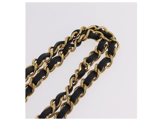 Collana CHANEL metallo Gold Tone CC Auth bs37294A - vista 11