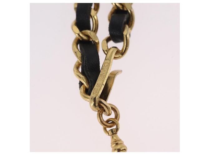 Collana CHANEL metallo Gold Tone CC Auth bs37294A - vista 12