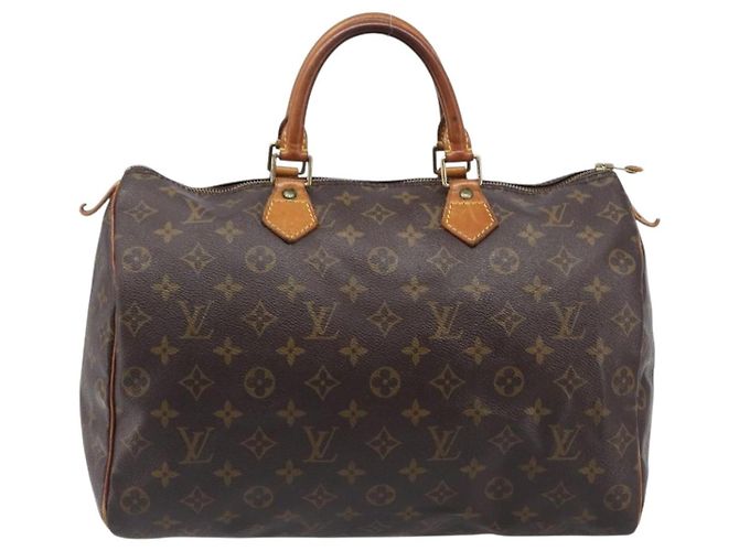 LOUIS VUITTON Monogram Speedy 35 Hand Bag M41524 LV Auth 201198 Monogramma - vista 13
