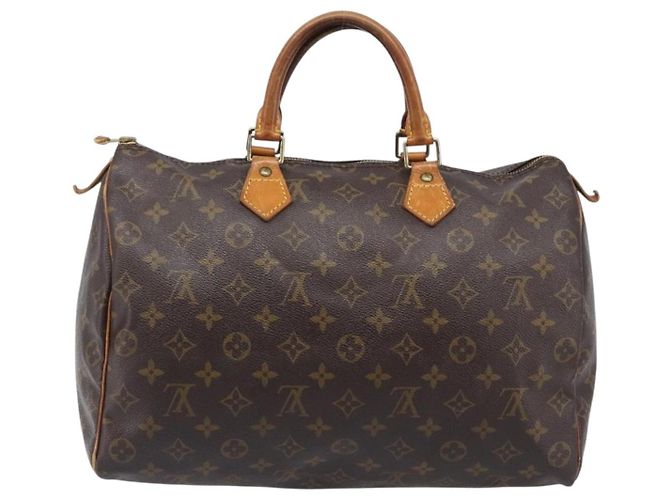 LOUIS VUITTON Monogram Speedy 35 Hand Bag M41524 LV Auth 201198 Monogramma - vista 2
