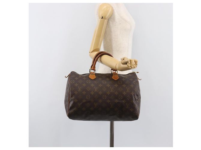LOUIS VUITTON Monogram Speedy 35 Hand Bag M41524 LV Auth 201198 Monogramma - vista 23