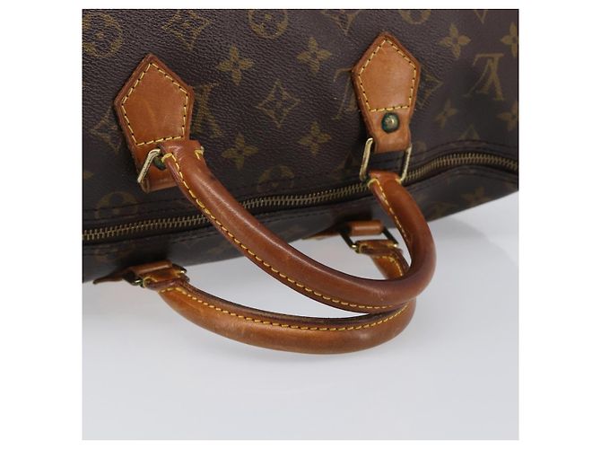 LOUIS VUITTON Monogram Speedy 35 Hand Bag M41524 LV Auth 201198 Monogramma - vista 7