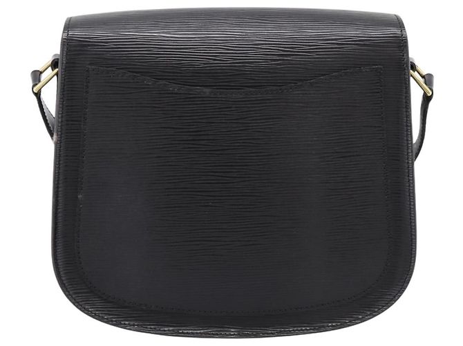 Borsa a tracolla LOUIS VUITTON Epi Saint Cloud GM Black Noir M52192 LV Auth ep16207A Nero - vista 2