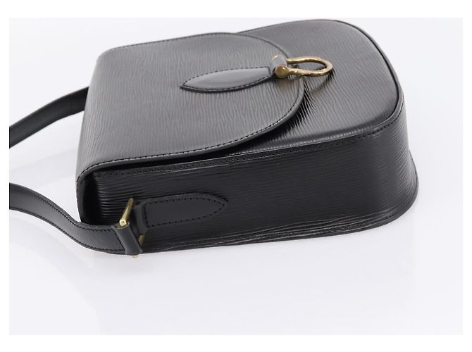 Borsa a tracolla LOUIS VUITTON Epi Saint Cloud GM Black Noir M52192 LV Auth ep16207A Nero - vista 3