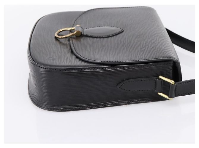 Borsa a tracolla LOUIS VUITTON Epi Saint Cloud GM Black Noir M52192 LV Auth ep16207A Nero - vista 4
