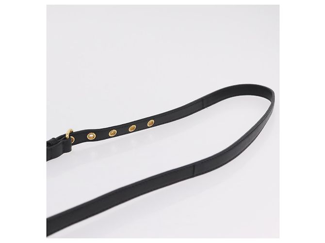 Borsa a mano Miu Miu Matelassé in pelle 2way Nera Tono Oro Auth ki6891M Nero - vista 15