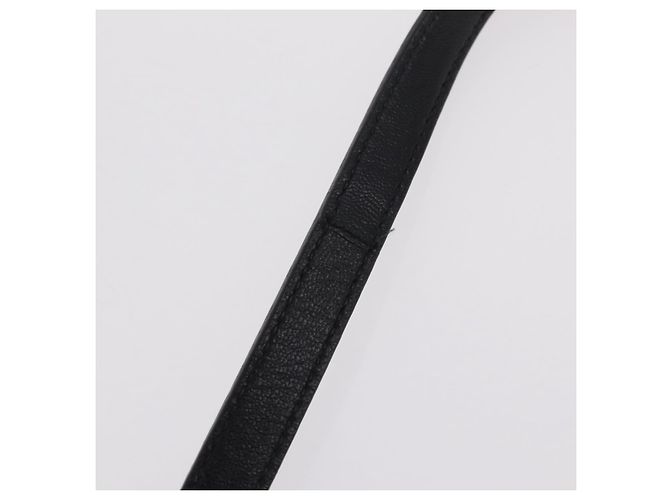 Borsa a mano Miu Miu Matelassé in pelle 2way Nera Tono Oro Auth ki6891M Nero - vista 9