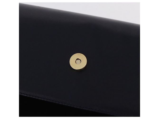Borsa a tracolla Salvatore Ferragamo in pelle blu navy e oro Auth 206283A D'oro - vista 22