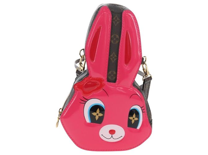 LOUIS VUITTON Monogram Wallet On Chain Rabbit Bag Rose M11452 LV Auth 206005SAM Braun Monogramm - Ansicht 13