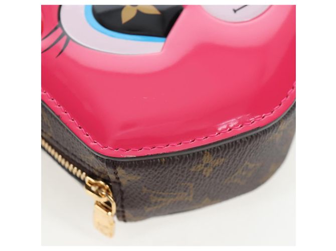 LOUIS VUITTON Monogram Wallet On Chain Rabbit Bag Rose M11452 LV Auth 206005SAM Braun Monogramm - Ansicht 14