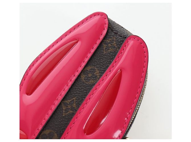 LOUIS VUITTON Monogram Wallet On Chain Rabbit Bag Rose M11452 LV Auth 206005SAM Braun Monogramm - Ansicht 19