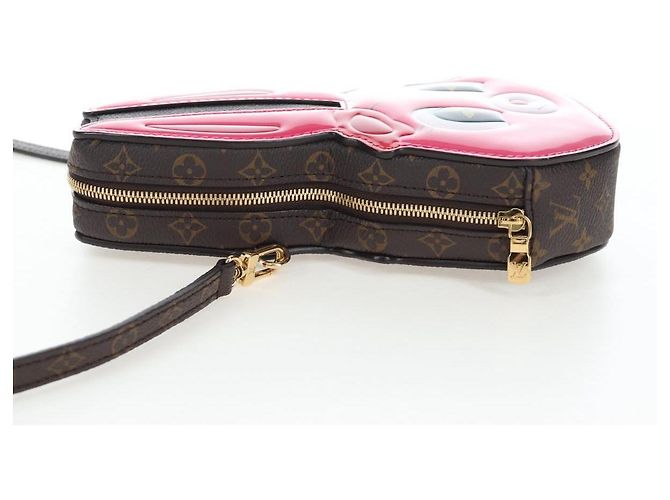 LOUIS VUITTON Monogram Wallet On Chain Rabbit Bag Rose M11452 LV Auth 206005SAM Braun Monogramm - Ansicht 3