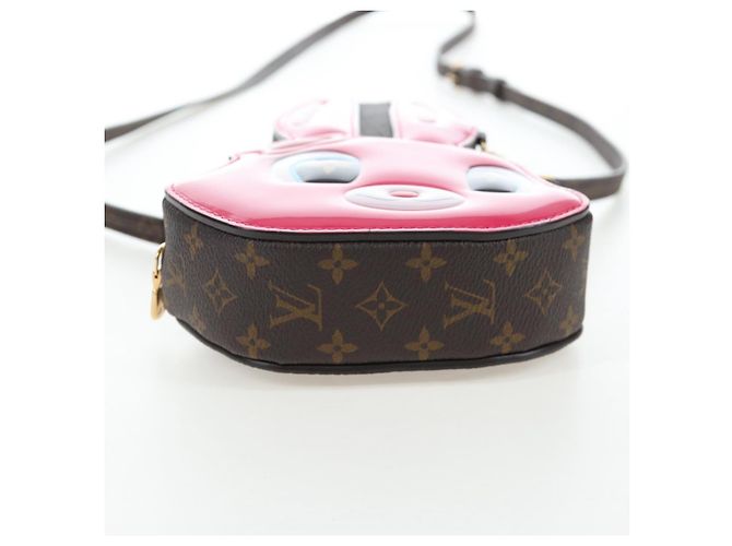 LOUIS VUITTON Monogram Wallet On Chain Rabbit Bag Rose M11452 LV Auth 206005SAM Braun Monogramm - Ansicht 5