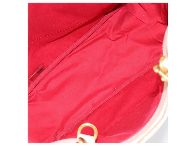 Chloé Borsa Tote Chloe Eden Small in Pelle Bianco Oro Auth 204236 D'oro - vista 11