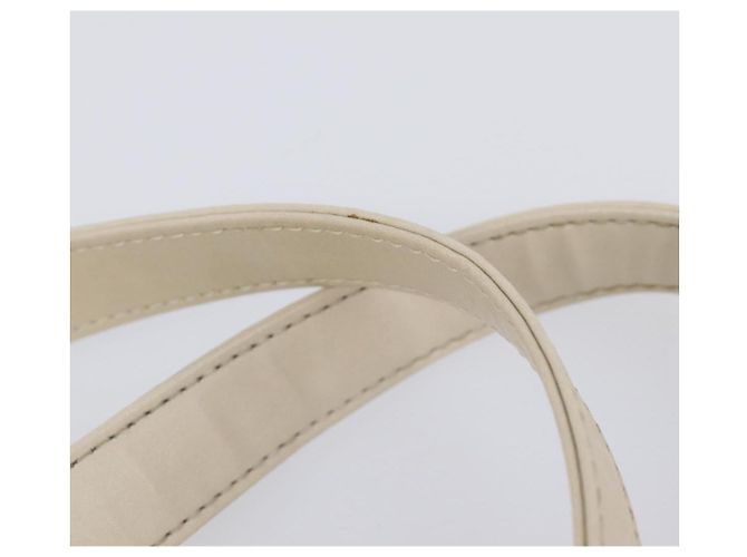 Chloé Borsa Tote Chloe Eden Small in Pelle Bianco Oro Auth 204236 D'oro - vista 9
