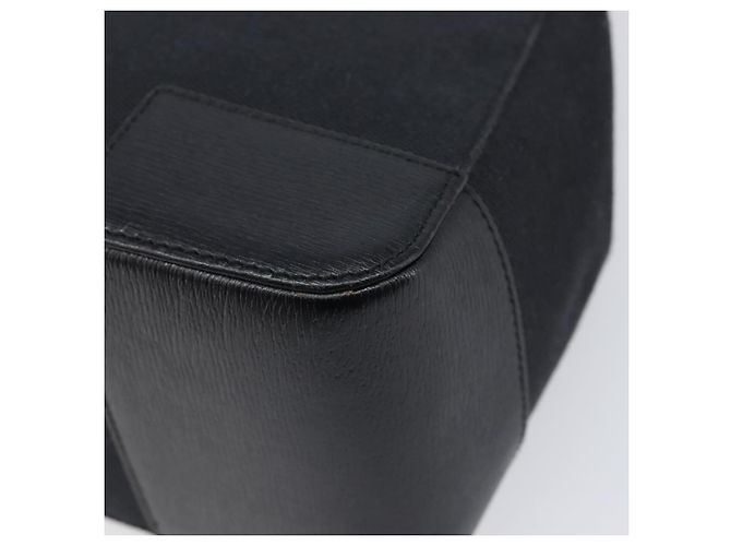 Borsa a mano GUCCI Pelle Canvas Nero Oro 002 1113 Auth ep16164A - vista 15