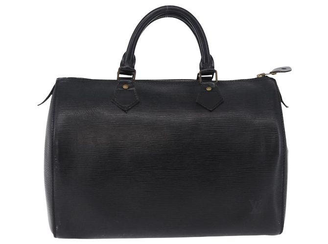 LOUIS VUITTON Epi Speedy 30 Hand Bag Noir black M43002 LV Auth 201256 Nero - vista 13