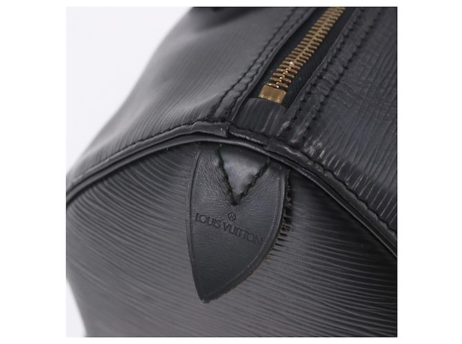 LOUIS VUITTON Epi Speedy 30 Hand Bag Noir black M43002 LV Auth 201256 Nero - vista 21
