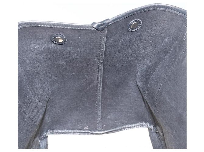 BALENCIAGA Navy Cabas Tragetasche aus Canvas Weiß Schwarz 339933 Auth bs37238 - Ansicht 18