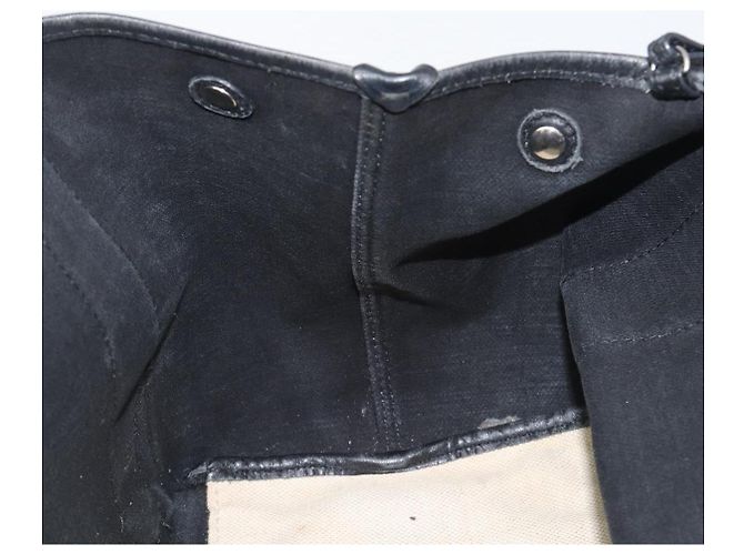BALENCIAGA Navy Cabas Tragetasche aus Canvas Weiß Schwarz 339933 Auth bs37238 - Ansicht 19