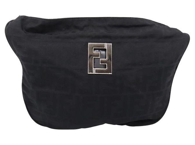 FENDI Zucca Canvas Schultertasche Schwarz Auth ep16169 - Ansicht 13