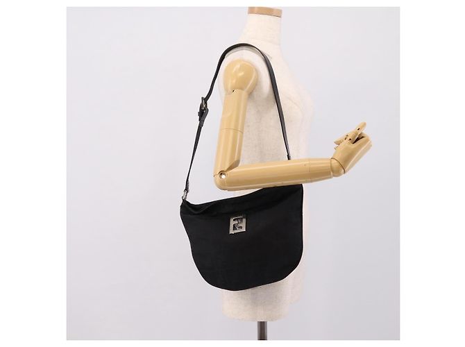 FENDI Zucca Canvas Schultertasche Schwarz Auth ep16169 - Ansicht 23