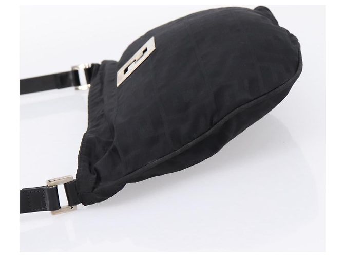 FENDI Zucca Canvas Schultertasche Schwarz Auth ep16169 - Ansicht 3