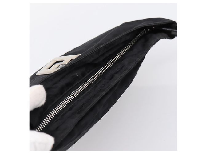 FENDI Zucca Canvas Schultertasche Schwarz Auth ep16169 - Ansicht 6