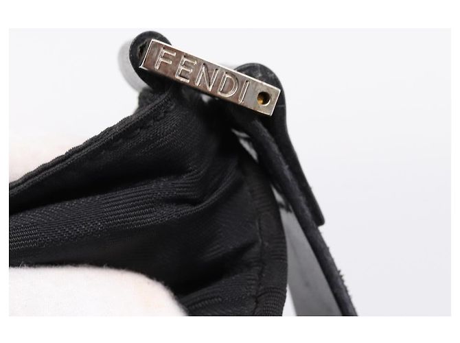 FENDI Zucca Canvas Schultertasche Schwarz Auth ep16169 - Ansicht 9