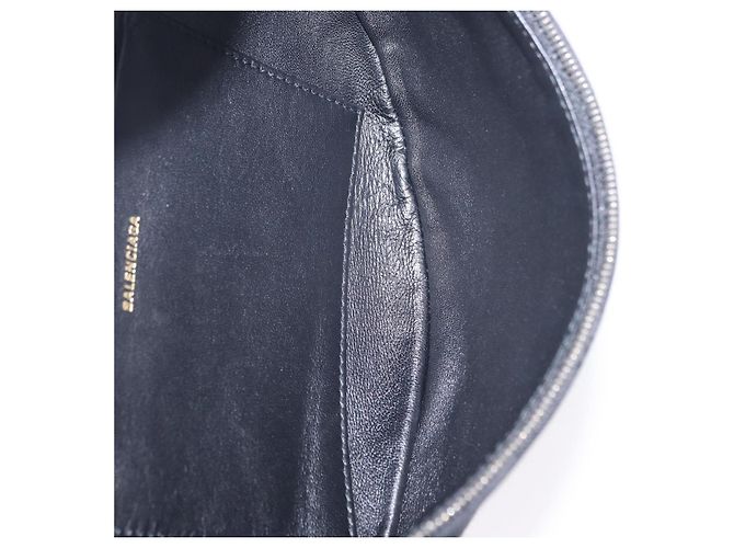 BALENCIAGA Borsa a tracolla Souvenir Pelle Nero Argento 531550 Auth mr3029A - vista 10