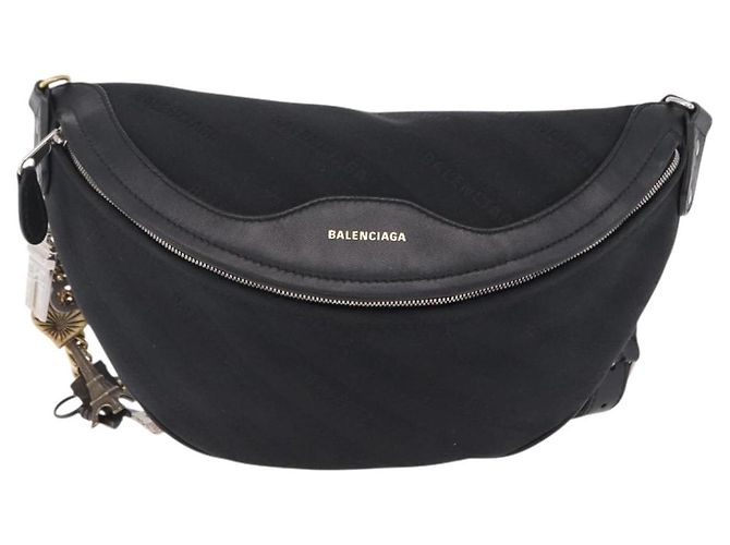 BALENCIAGA Borsa a tracolla Souvenir Pelle Nero Argento 531550 Auth mr3029A - vista 13