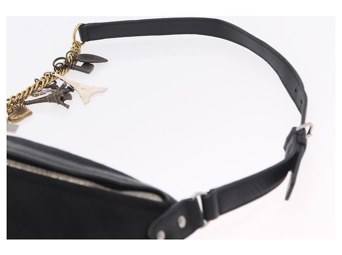 BALENCIAGA Borsa a tracolla Souvenir Pelle Nero Argento 531550 Auth mr3029A - vista 14