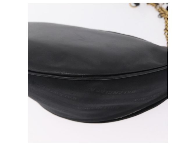 BALENCIAGA Borsa a tracolla Souvenir Pelle Nero Argento 531550 Auth mr3029A - vista 20