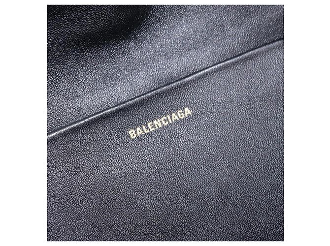 BALENCIAGA Borsa a tracolla Souvenir Pelle Nero Argento 531550 Auth mr3029A - vista 23