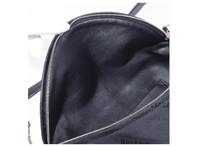 BALENCIAGA Borsa a tracolla Souvenir Pelle Nero Argento 531550 Auth mr3029A - vista 24
