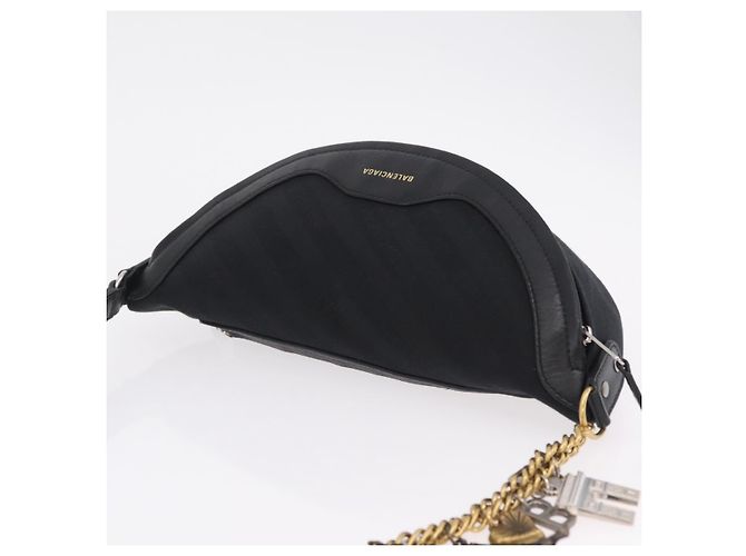 BALENCIAGA Borsa a tracolla Souvenir Pelle Nero Argento 531550 Auth mr3029A - vista 6