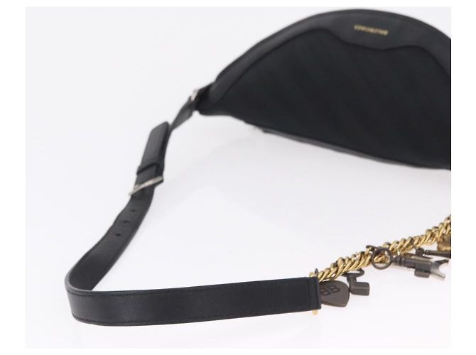 BALENCIAGA Borsa a tracolla Souvenir Pelle Nero Argento 531550 Auth mr3029A - vista 7