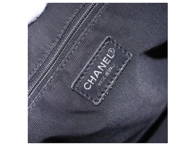 CHANEL Handtasche Caviar Skin Black Gold Tone CC Auth mr3003V Schwarz - Ansicht 19