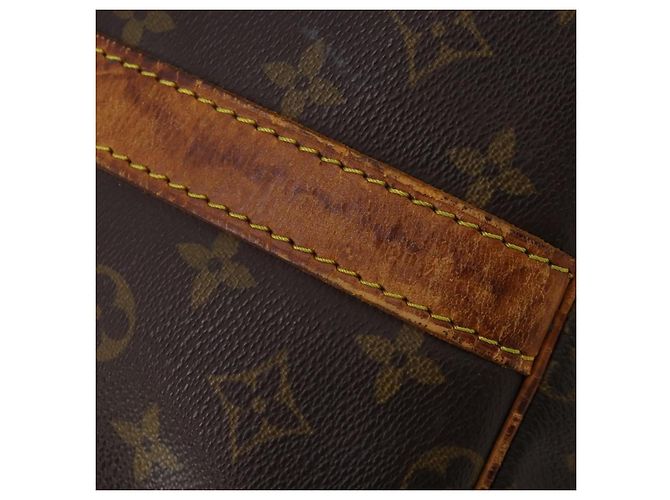 LOUIS VUITTON Monogram Keepall Bandouliere 55 Borsa Boston M41414 LV Auth 201227 Monogramma - vista 10